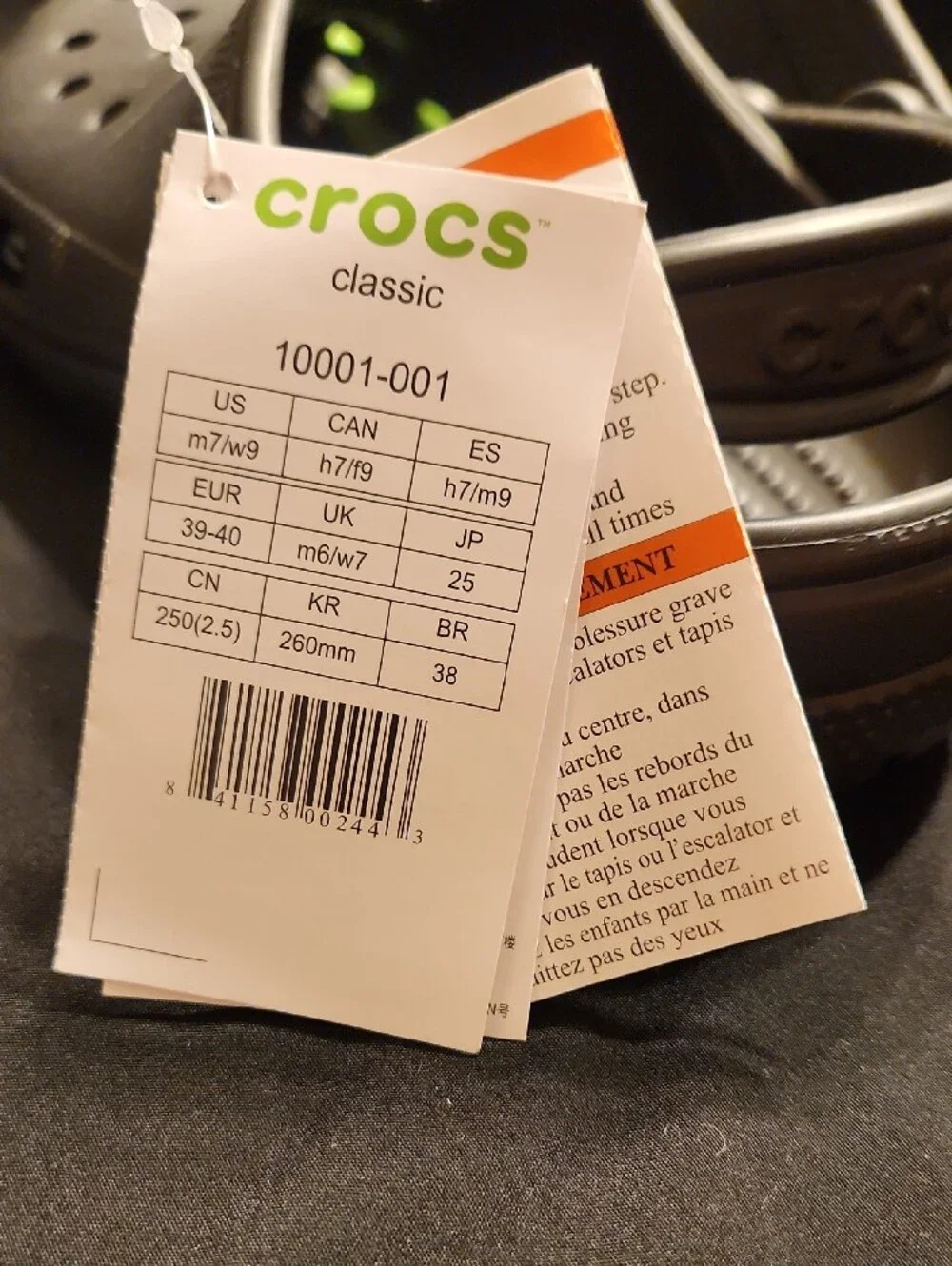 CROCS Kids Classic Clog - Black